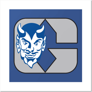 Blue Devil over G Posters and Art